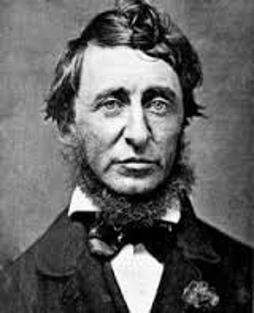 <p>American transcendentalist who was against a government that supported slavery. He wrote down his beliefs in Walden. He started the movement of civil-disobedience when he refused to pay the toll-tax to support him Mexican War.</p>