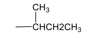 <p>iso-butyl, 1° butyl</p>