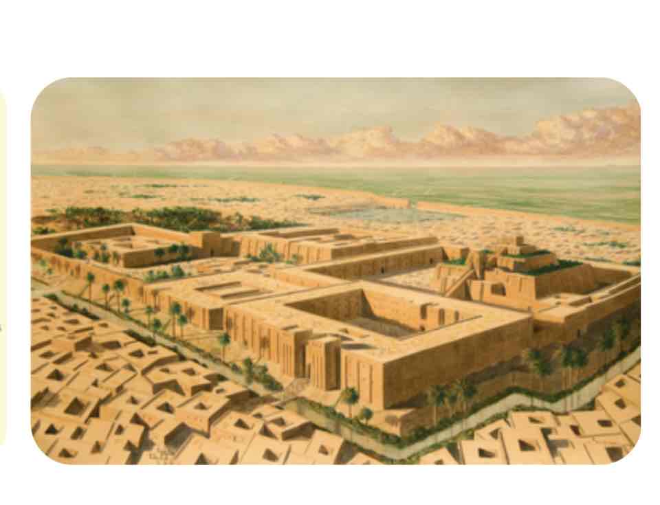 <p>Palais de la ville d’Ur</p>