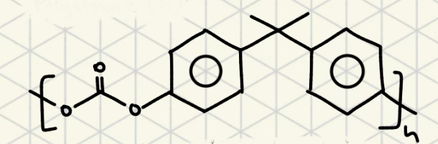 <p><span><em>(C<sub>16</sub>H<sub>14</sub>O<sub>3</sub>)<sub>n</sub></em></span></p>