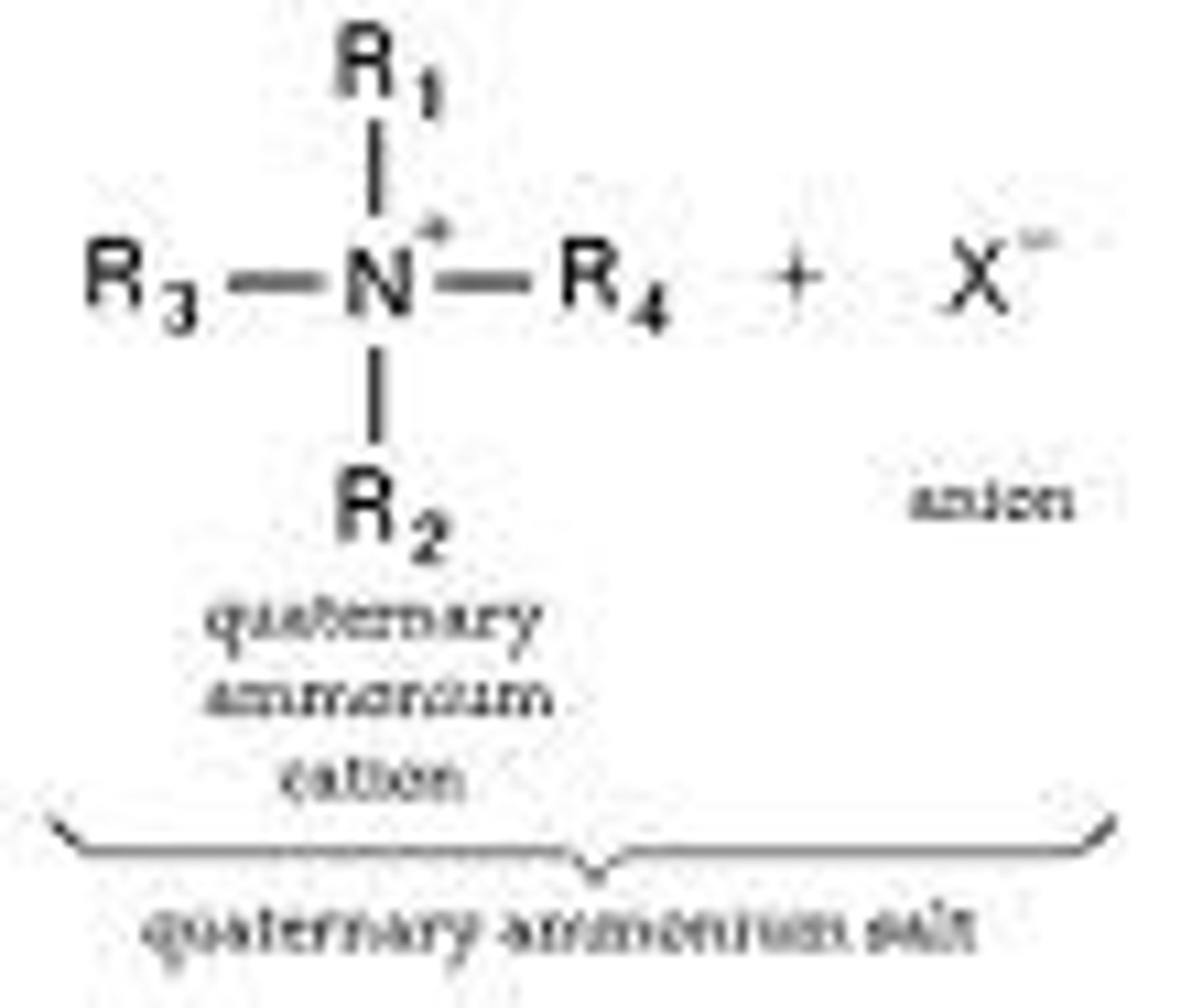 <p>At least one R = H</p>