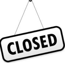 <p>shut</p>