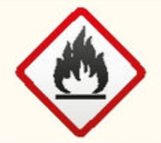 <p>Substances with this symbol catch fire easily</p>