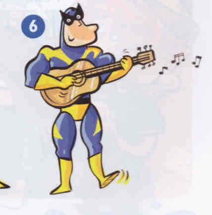 <p>play the guitar</p>
