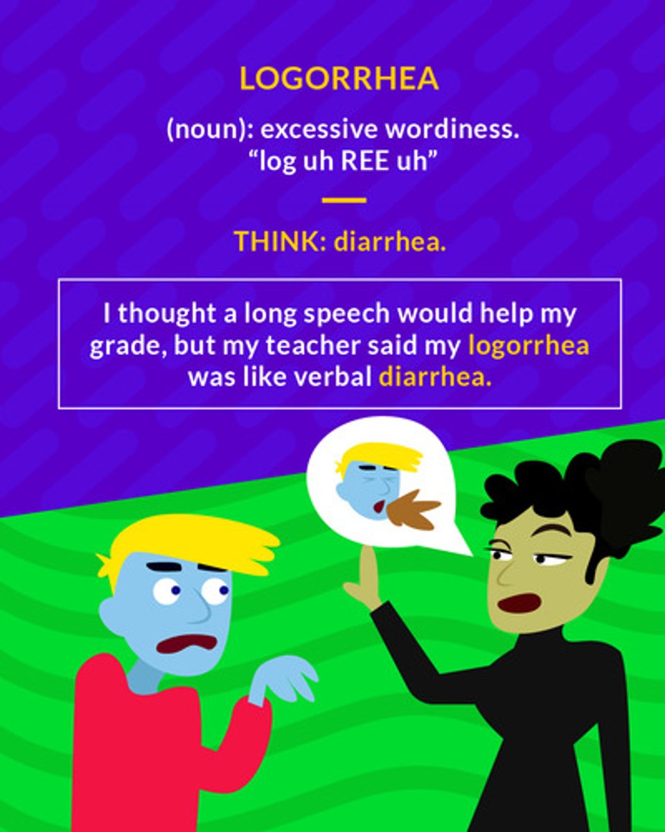 <p>excessive use of words</p><p>(noun) excessive wordiness</p>