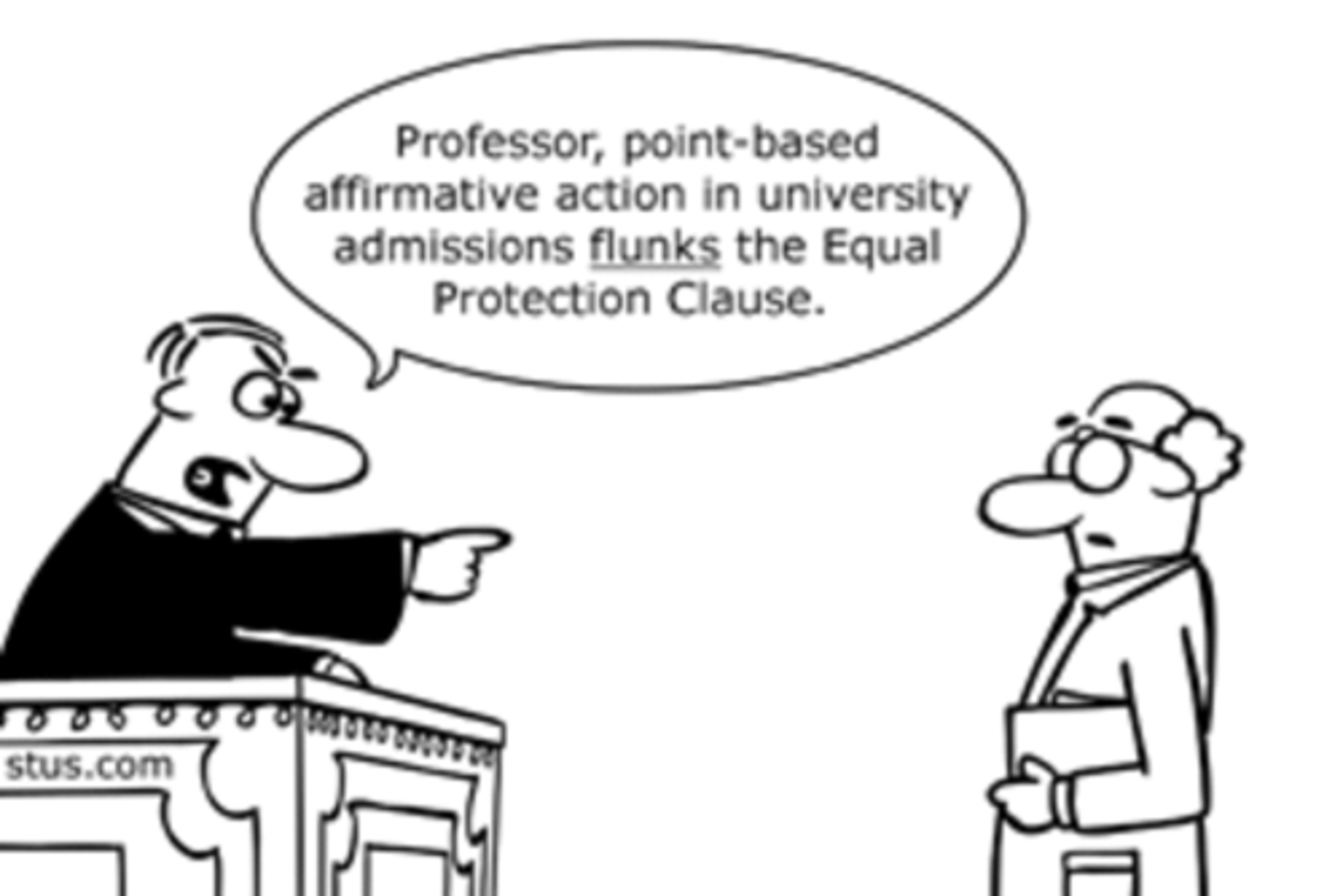 <p>Struck down use of "bonus points" for race in undergrad admissions at University of Michigan.</p>