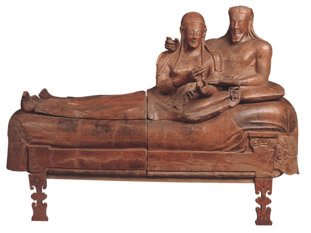 <p>Sarcophagus of the Married Couple</p>