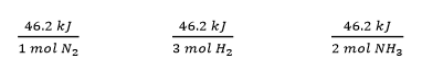 <p>Enthalpy (ΔH) and moles</p>