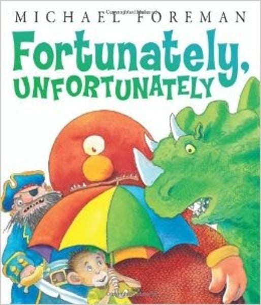 <p>fortunately/unfortunately</p>