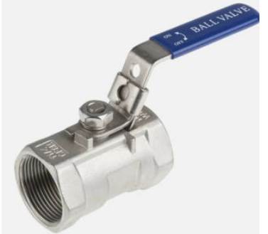 <p>VALVE • A valve in which the flow of fluid is controlled by a rotating drilled ball that fits tightly against a resilient (flexible) seat in the valve body</p>