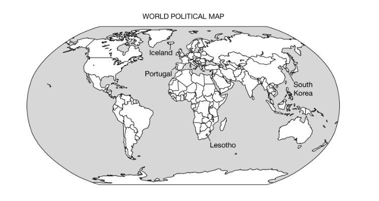 <p><span>Owing to their localized geography or their locations on islands or peninsulas, many small political entities such as those labeled on the political map of the world can be identified as…</span></p><p><span>A. Federal states</span></p><p><span>B. Autonomous republics</span></p><p><span>C. Multistate nations </span></p><p><span>D. Nation-states </span></p><p><span>E. Colonial territories </span></p>