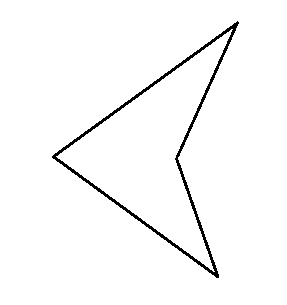 <p>A polygon that has at least one interior angle more than 180 degrees.</p>