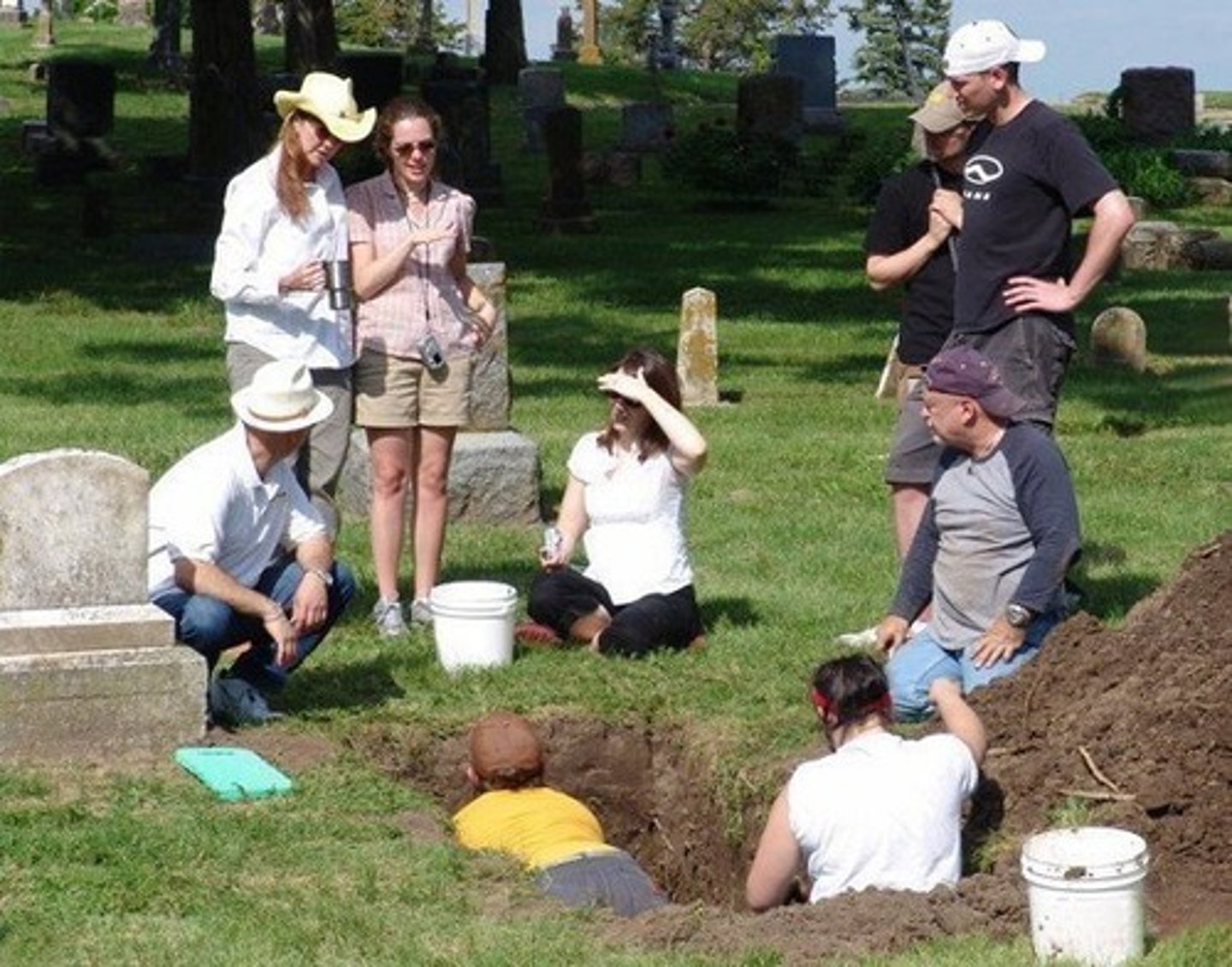 <p>(v.) to remove from a grave; to bring to light</p><p>SYN: disinter, unearth, uncover</p><p>ANT: bury, inter</p>