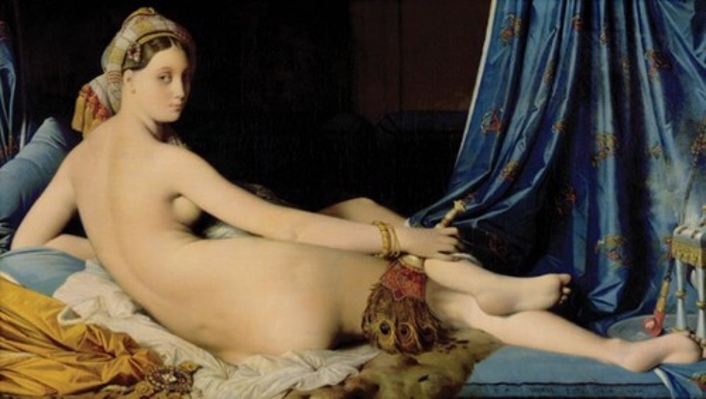 <p>neoclassicism<br>- linear precision<br>- idealized figures<br>- rich color palette<br>- historical and mythological themes<br>- emphasis on detail<br>- portraiture<br>- fusion of neoclassicism and romanticism.</p>