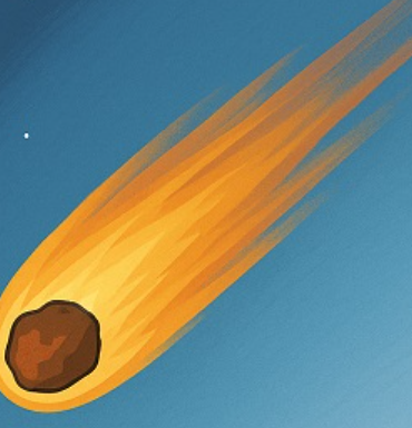 <p>A bright streak of light is created when a meteoroid burns up upon entering Earth's atmosphere; aka “shooting star”</p>