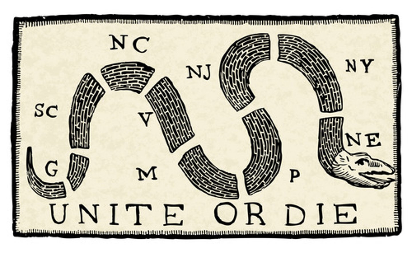 <p>The colonists were not united.</p>