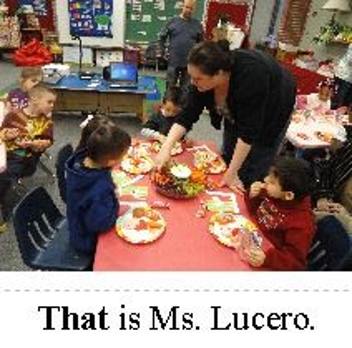 <p>...THAT is Ms. Lucero.</p>