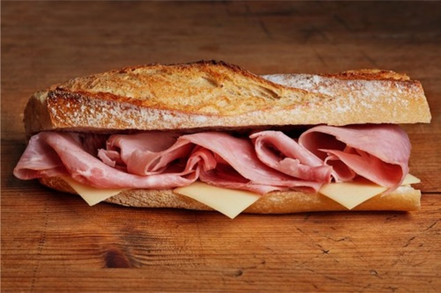 <p>ham and cheese sandwich</p>