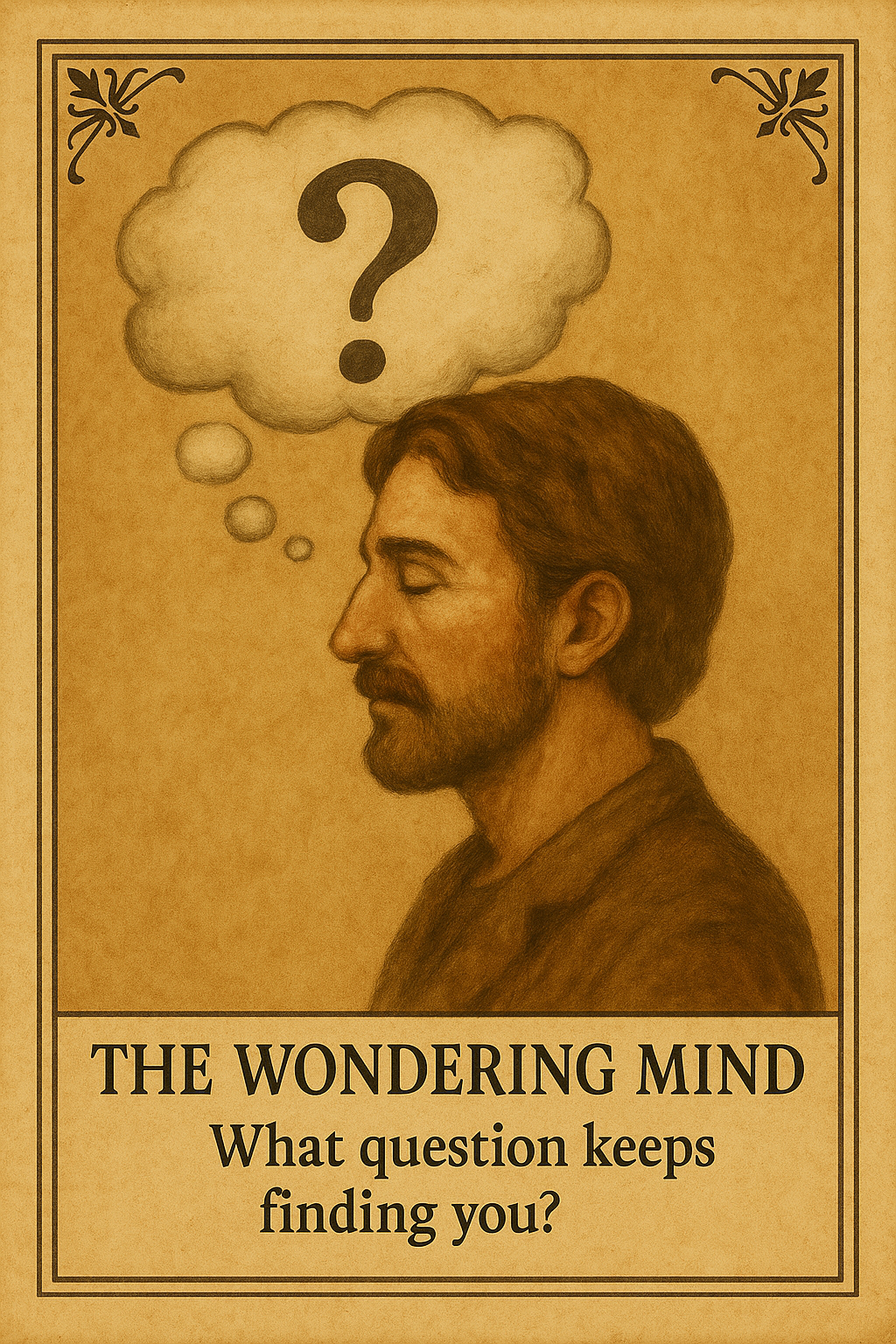 <p>What question keeps finding you?</p>