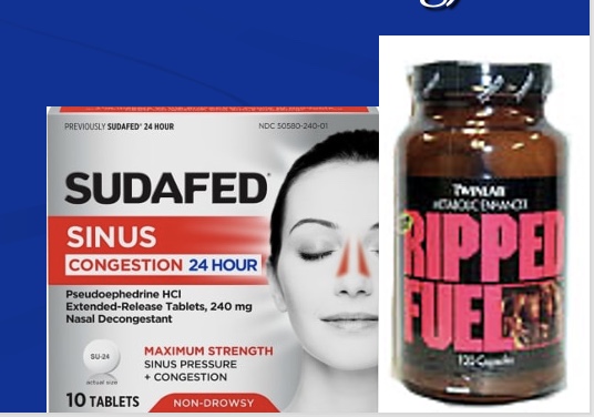 <p><strong><u><span>Use</span></u></strong></p><p><span>-For cognition (focus, alertness, fatigue resistance/central govener)</span></p><p><span>-Improved reaction time</span></p><p><span>-As sympathomimetics</span></p><ul><li><p>stimulates SNS (ex: higher HR, mobilized fuels; some golfers/shooters take beta blockers to slow down HR)</p></li></ul><p style="text-align: left;"><strong><u><span>Examples</span></u></strong></p><p><span>-Amphetamine (inc Adderall)</span></p><p><span>*for ADHD; going to slow before, match up perception and reality</span></p><p><span>-Ephedrine(legal)/Pseudoephedrine (not legal; congestion) (Ephedra—Ma Huang: reves up metabolism, like taking meth)</span></p><p><span>-Methylphenidate (inc Ritalin)</span></p><p><span>-Cocaine</span></p><p><span>-Modafinil (aka Provigil)</span></p><p><span>*ex: Rx for army figther pilots</span></p><p><span>-Caffeine</span></p>