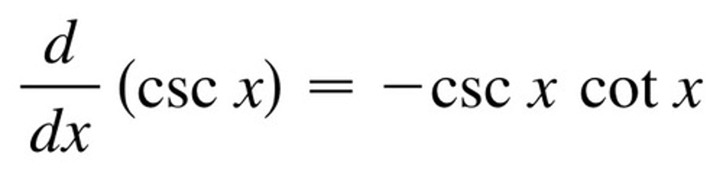 <p>-csc(x)cot(x)</p>