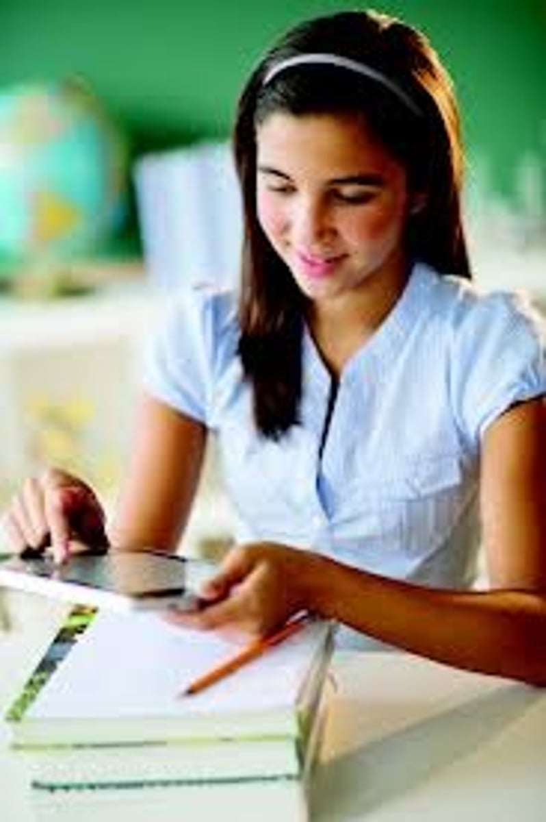 <p>female high school or college student</p>