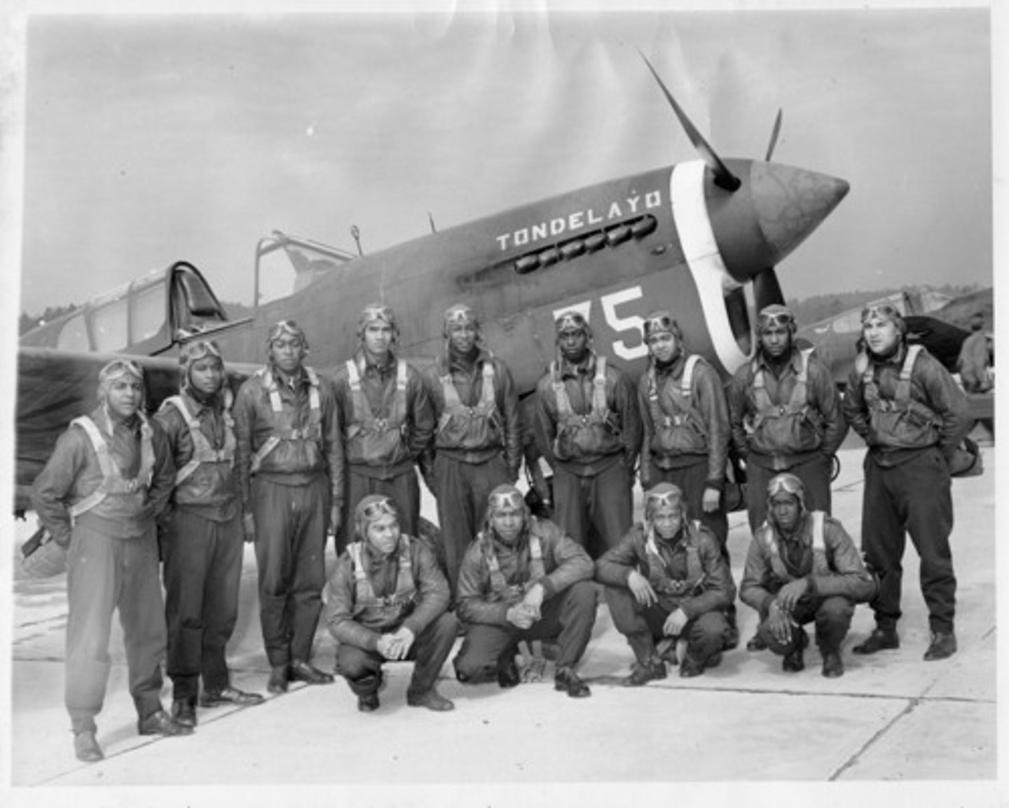 <p>First African American military pilots who trained at the Tuskegee flying school in the US Army Air Corps and flew missions in World War II. They escorted pilots on bombing missions and became famous for shooting down over 200 enemy planes.</p>