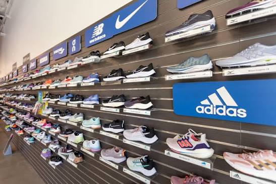 <p>The shoe store</p>