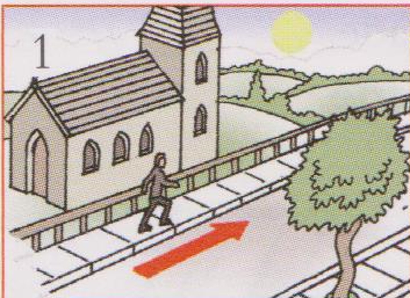 <p>przechodzić obok</p>