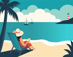 <p>Décontracté</p><p>Ils se décontracte dans la plage</p><p>Décontracte reminds me of deconstruct </p>