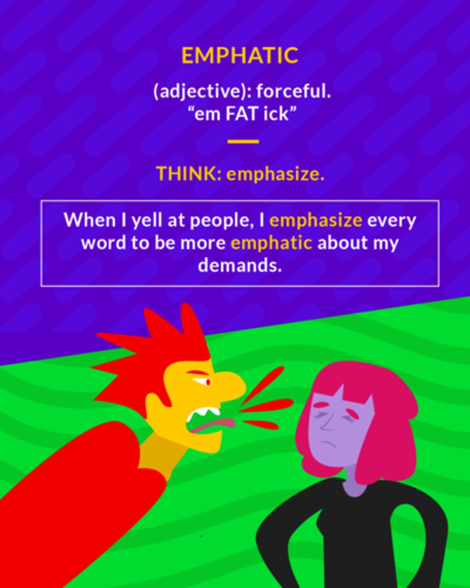 <p>forceful and definite in expression or action</p>