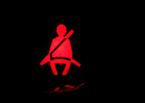 <p>Seat belt warning</p>