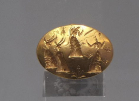 <p>Minoan religion <span style="background-color: transparent; font-family: "EB Garamond", serif;"><span>Unknown what the Minoan religion is about, theres depiction of female socratily  is central in their earlier figures.(in this case there's the snake goddess with women worshipers)</span></span></p>