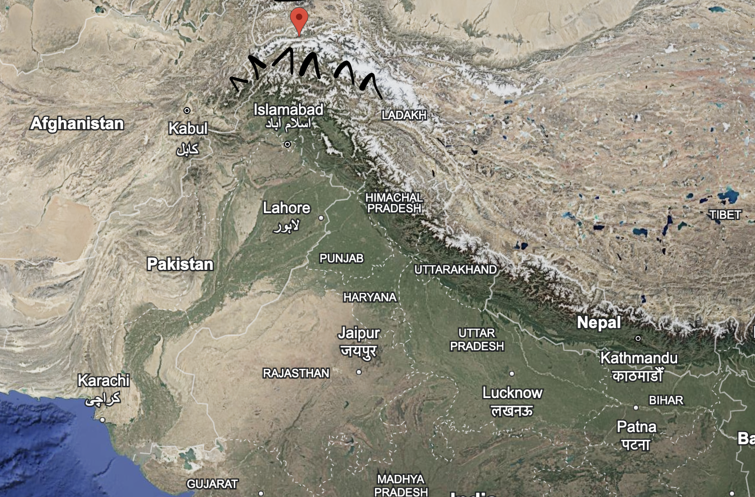 <p>what is this mountain range</p>