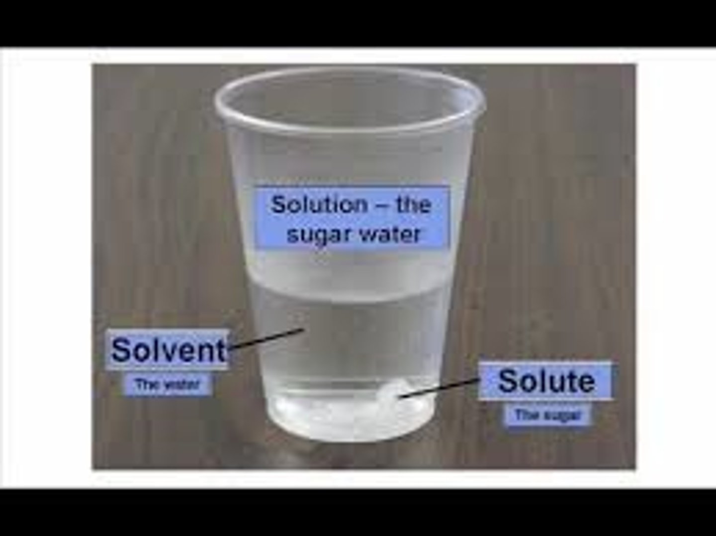 <p>A substance that is dissolved in a solution.</p>