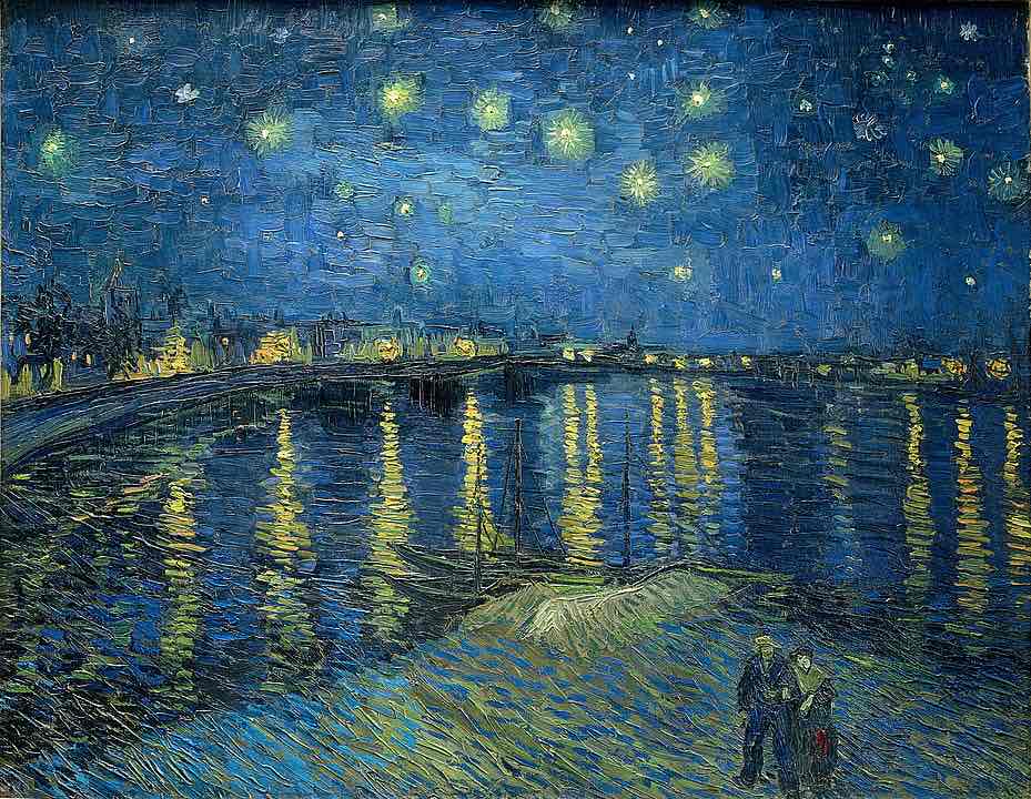 <p>Starry Night Over the Rhône (1888)</p>