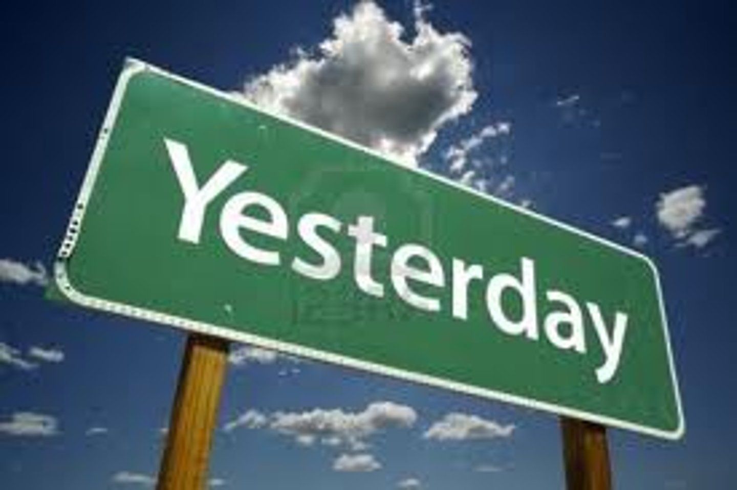 <p>Yesterday</p>
