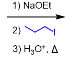 <p>2) alkyl halide (R-X)</p>
