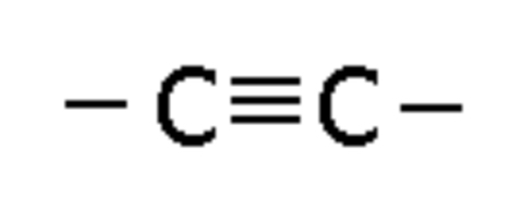 <p>Compound with a triple bond, ending in -yne (e.g., Propyne)</p>