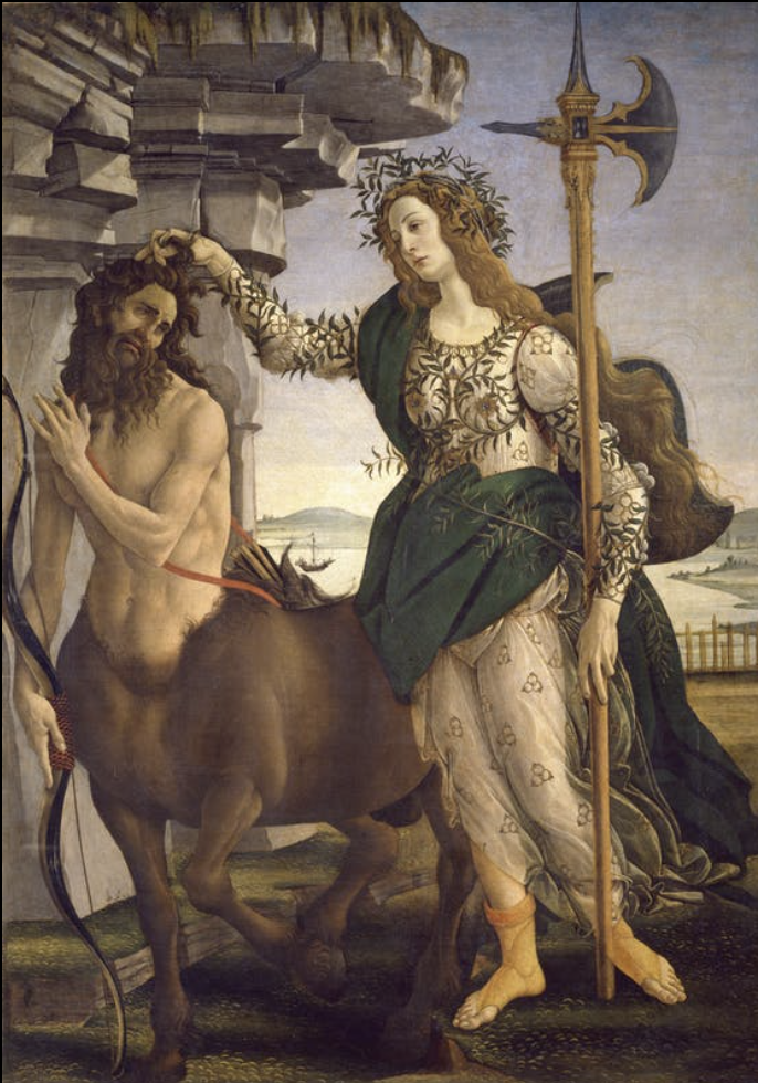 <p>“Pallas and the Centaur”</p>