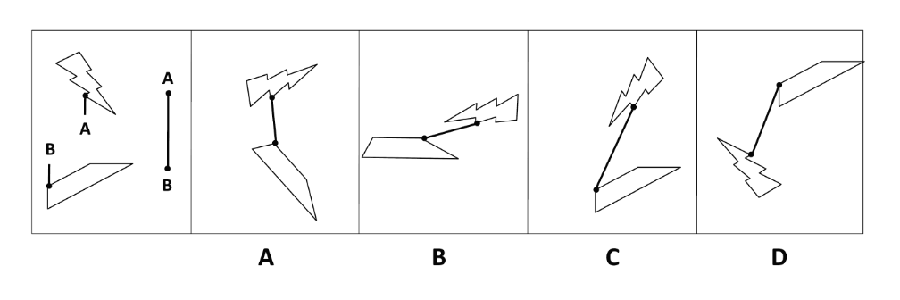 <p>Which of these images <em>best</em> solves the problem in the first picture?</p><ol><li><p>B</p></li><li><p>D</p></li><li><p>C</p></li><li><p>A</p></li></ol>