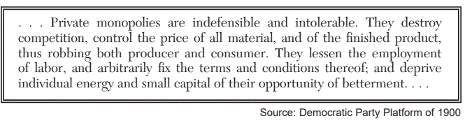 <p>The authors of the passage would have been most critical of the activities of which two individuals?</p>