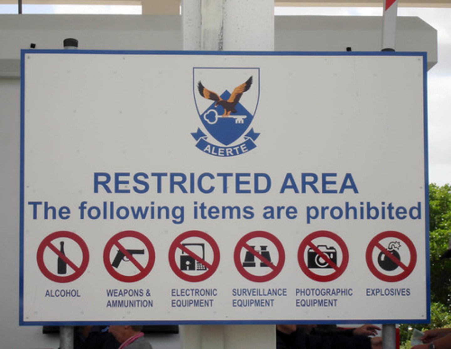 <p>a rule or limit that controls what you can do</p>