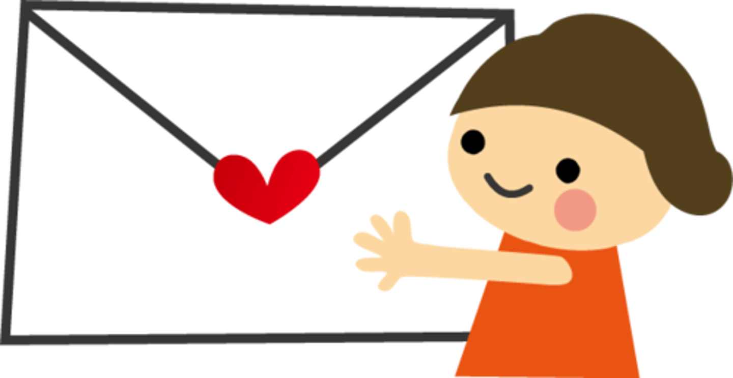 <p>てがみ</p><p>letter</p>