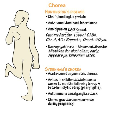 <p>What is chorea and what is it a symptom of?</p>