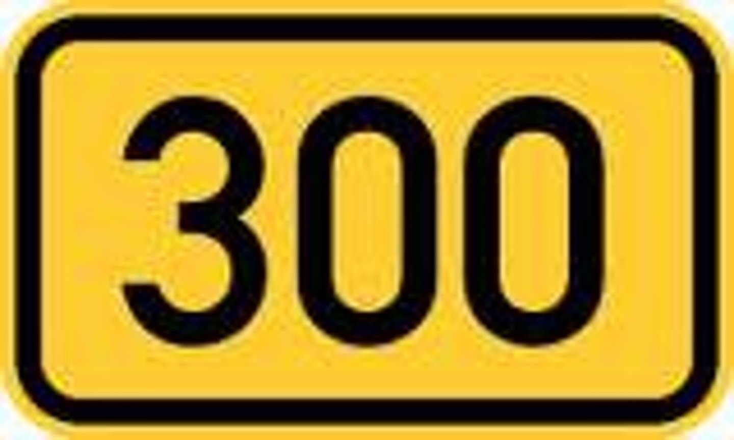 <p>Three Hundred</p>