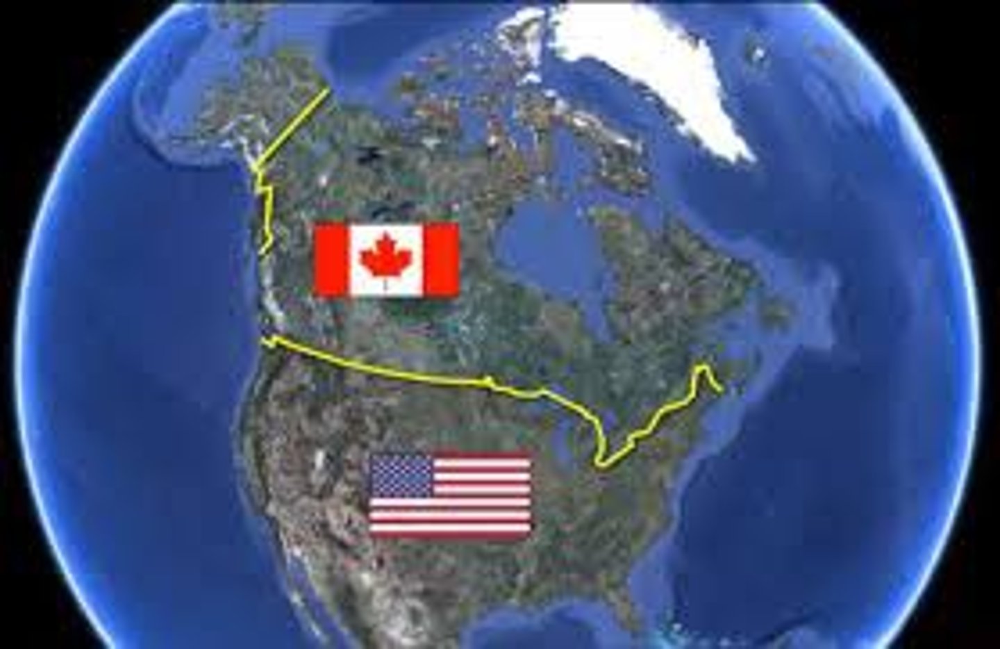 <p>Boundaries that are drawn using straight lines with no regard for things like physical features. EX: Much of Canada and the USA's border</p>