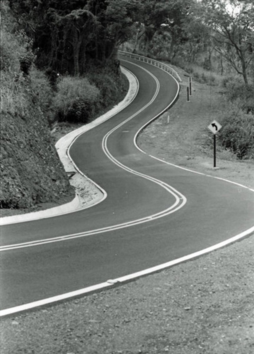<p>Curva sin visibilidad</p>