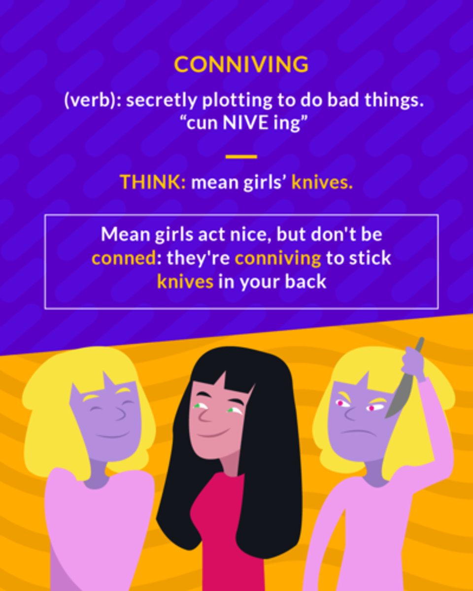 <p>cunning, scheming</p>