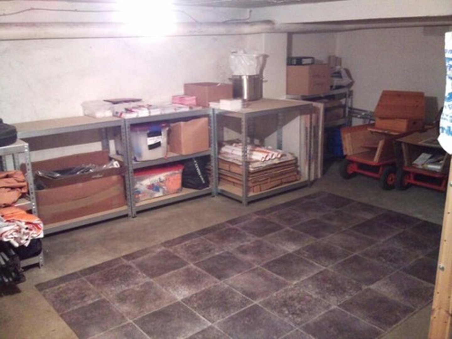 <p>to clean the basement</p>